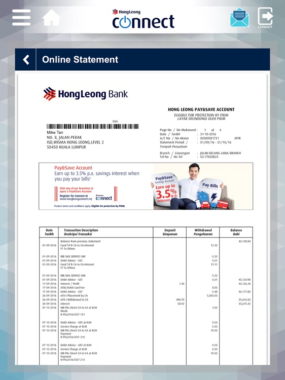 Hong Leong Connect Malaysia HD screenshot-4