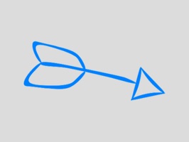 Blue Arrow Sticker Pack for iMessage
