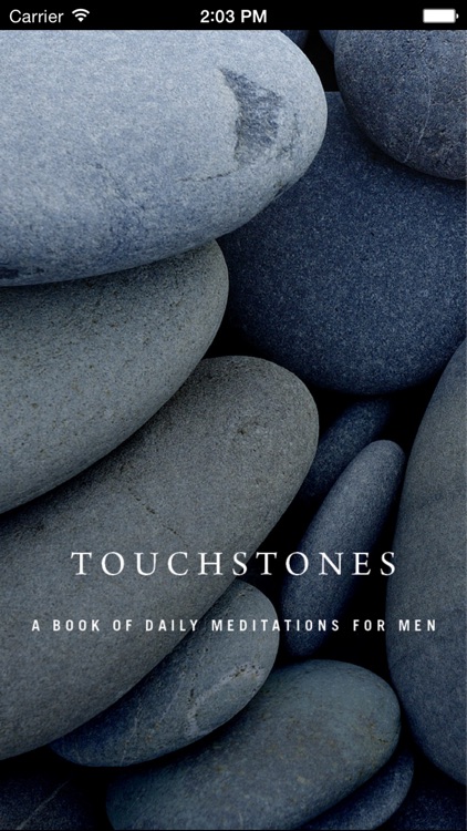 Touchstones: Daily Meditations for Men in Recovery