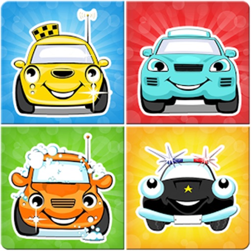 Fun Toddler Car Games - Car Puzzle for Toddlers Icon
