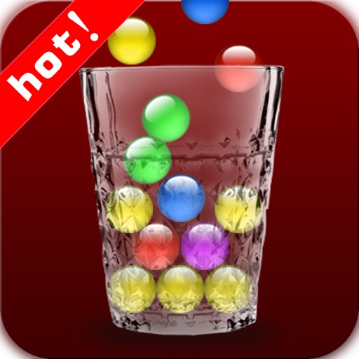 candy balls-fall down the cups icon