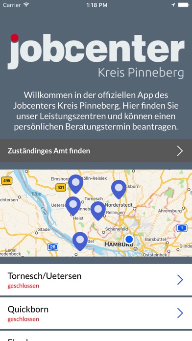 Jobcenter Kreis Pinneberg screenshot 2