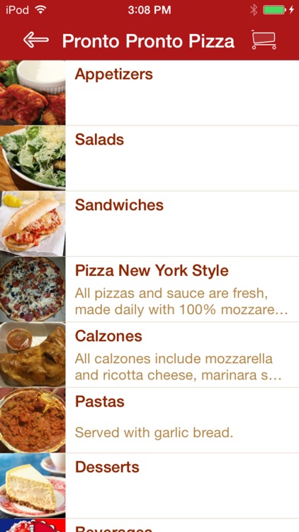 Pronto Pronto Pizza, Pasta, & More