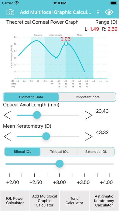 Panacea IOL Toric Calculator P screenshot 2