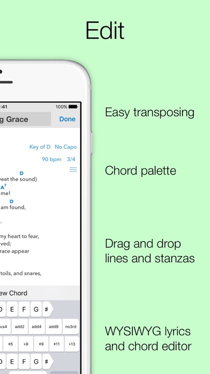 SongSheet - Chord chart songbook and set lists