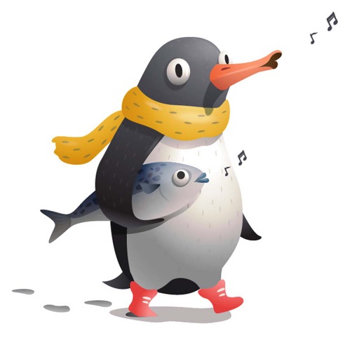 Penguin race-a has a flying dream Penguin icon