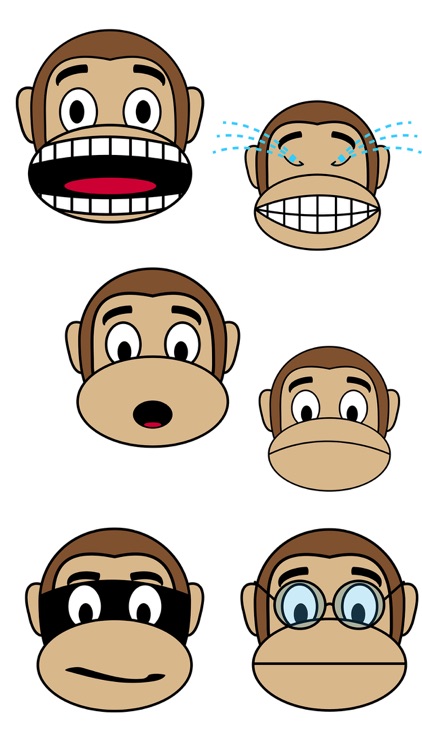 Monkey Emoticon le scimmiette più simatiche