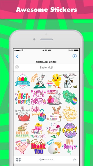 EasterMoji贴纸，设计：NestedApps Stickers(圖1)-速報App