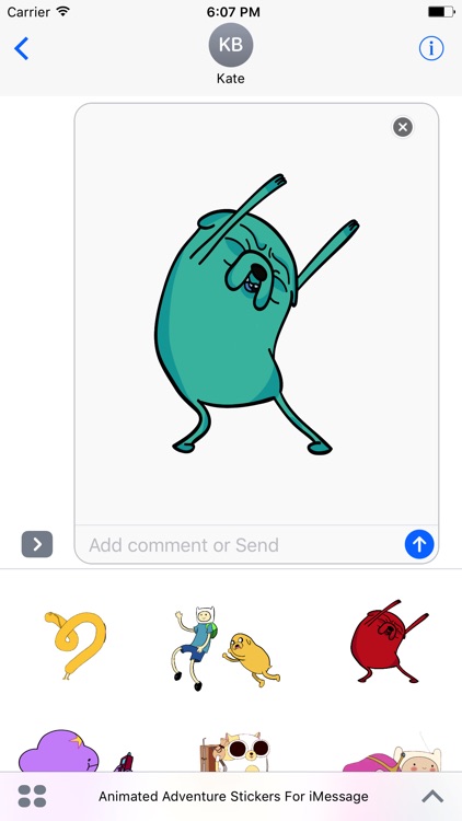 Animated Adventure Stickers For iMessage