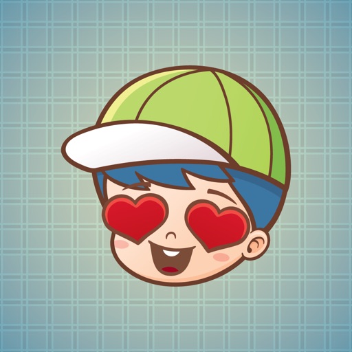 Sticker Me Green Hat Boy icon