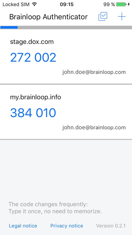 Brainloop Authenticator