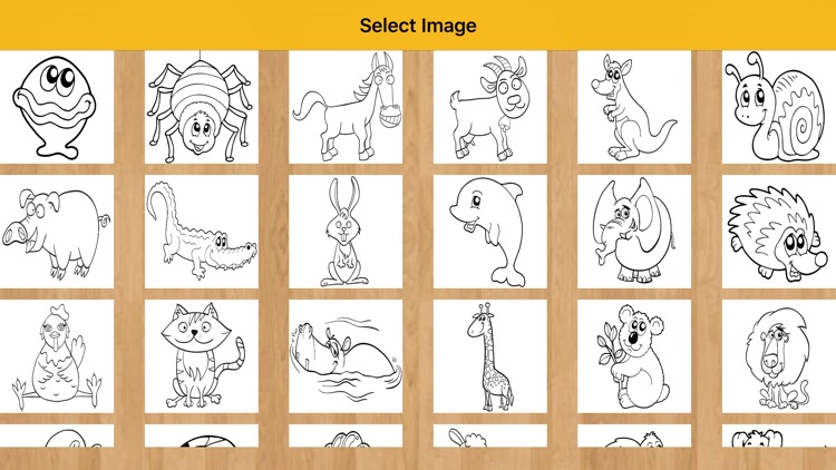 Animal Coloring Pages - Coloring book with animals