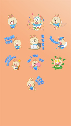 LIttle Bunny Sticker(圖5)-速報App