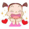 Nice Girl Animated Emoji Stickers