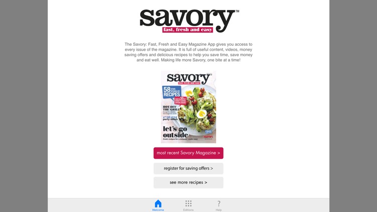 Savory Magazine, Martin's Food