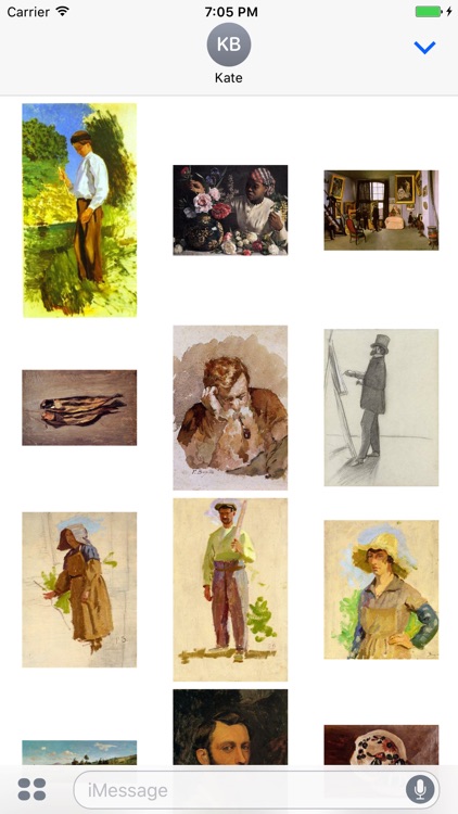 Frederic Bazille Artworks Stickers