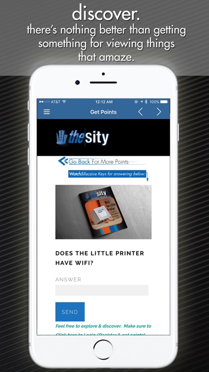 theSity : the app that rewards