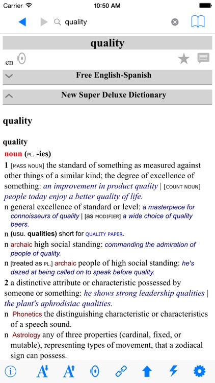 Deluxe Diccionario Español Inglés - Super Dict screenshot-4
