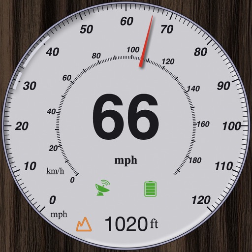 GPS Speedometer and Altimeter Icon