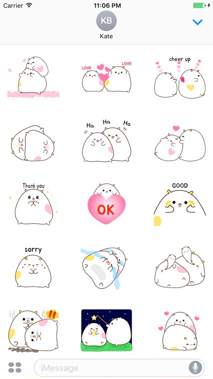 Elias The Cute Moving Hamster Animated Stickers