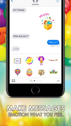 Colorful Stickers & Emoji for iMessage ChatStick(圖2)-速報App