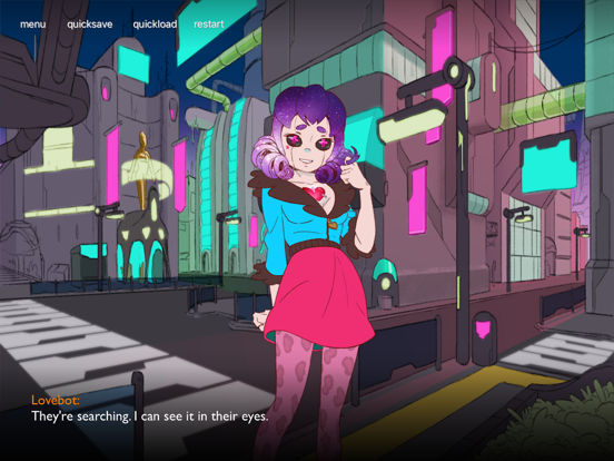 Crystal Chameleon Visual Novel screenshot 2