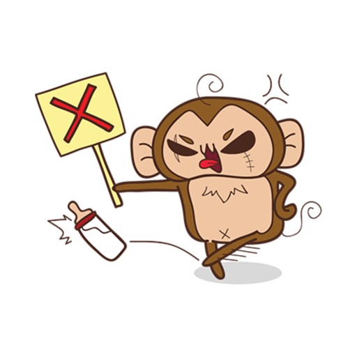 Juppy The Monkey - 1 stickers by Animal Retard icon