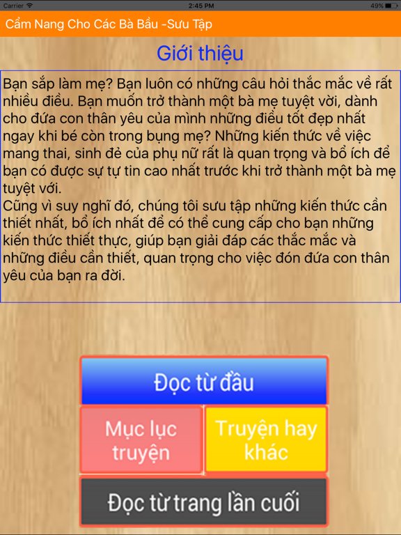 Screenshot #5 pour Cẩm Nang Bà Bầu