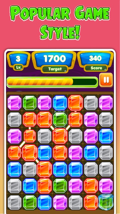 Gems Adventure - Connect Gems Dash Puzzle