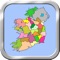 Ireland puzzle map game will help you to learn the map’s shape and name of every county