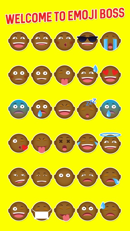 EMOJI BOSS - Black African American Stickers