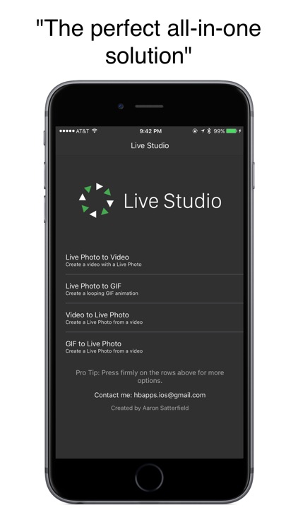 Live Studio - Converter for Live Photos screenshot-0