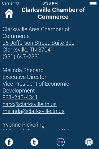 Clarksville Area Chamber of Commerce screenshot 4