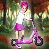 Pretty Girl Scooter Adventure