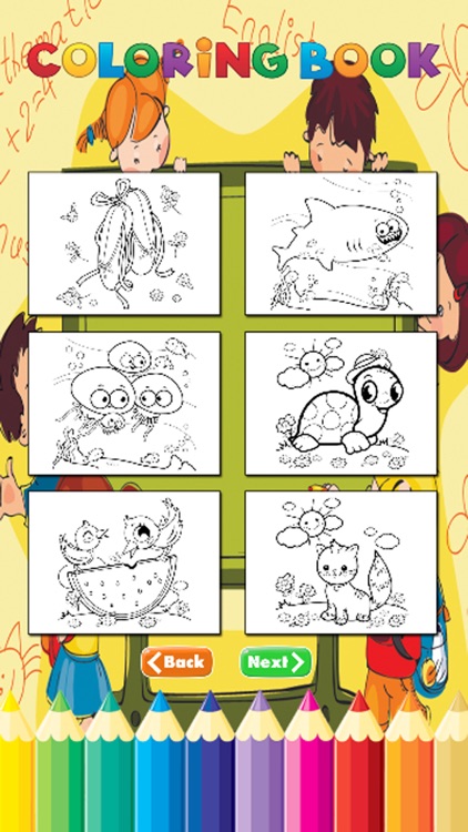 Kid And Animal Coloring - Activities for Kid screenshot-3