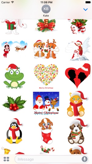 Sweet Christmas Stickers for iMessage(圖2)-速報App