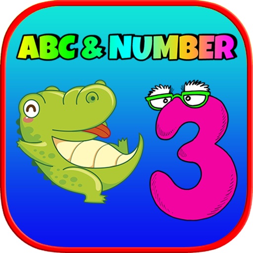 ABC & Number Kids Coloring Book Vocabulary Puzzle iOS App