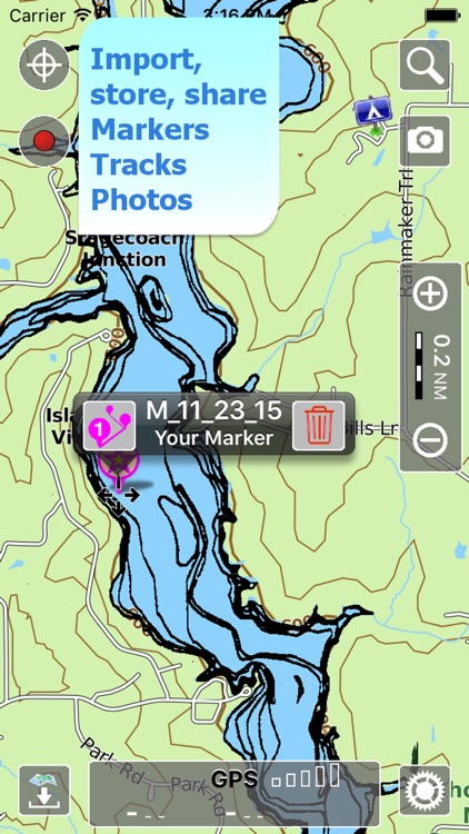 Aqua Map Illinois IL Lakes HD- GPS Nautical Charts screenshot-3
