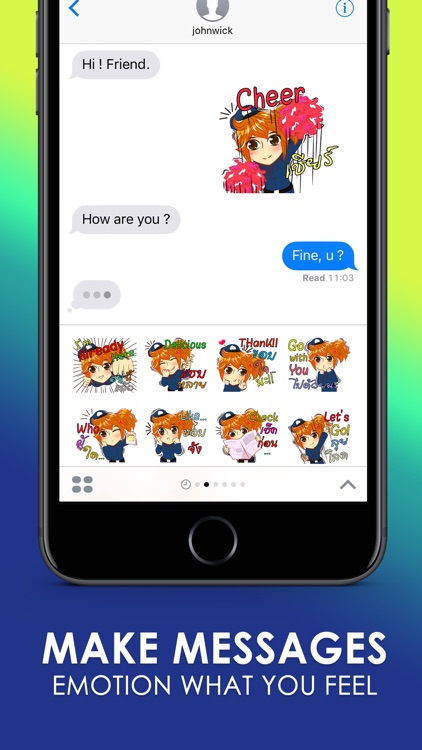 Lady Police Stickers & Emoji Keyboard By ChatStick