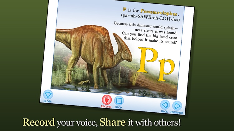 Alphabet of Dinosaurs - Smithsonian Alphabet Books screenshot-3