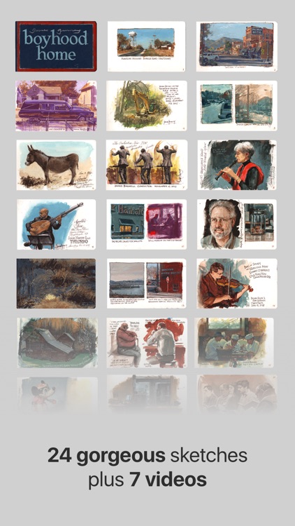Living Sketchbook Vol. 1: Boyhood Home screenshot-3