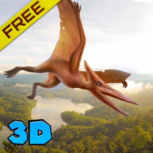 Pterodactyl Simulator: Flying Dinosaur 3D Icon