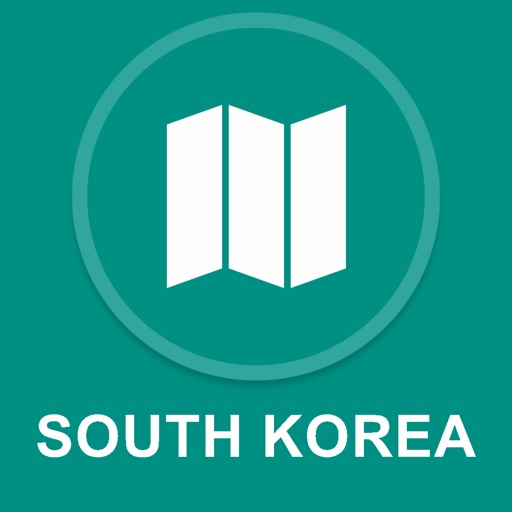 South Korea : Offline GPS Navigation icon