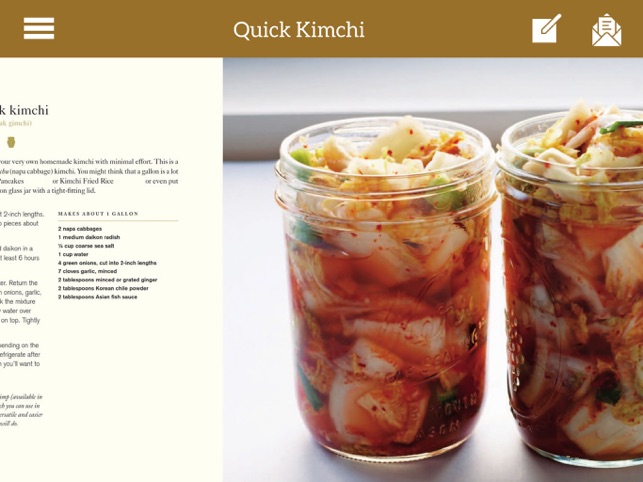 Korean Cookbook for iPad