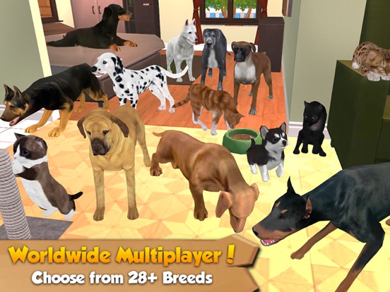 Cat & Dog Online: Multiplayer Kitten & Puppy Sim на iPad