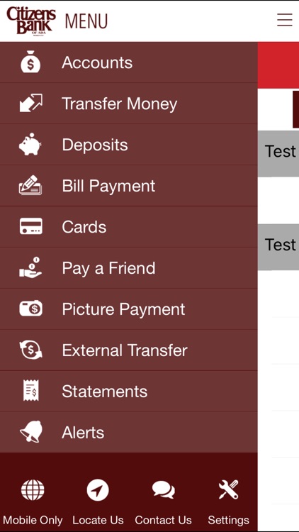Citizens Bank of Ada for iPhone