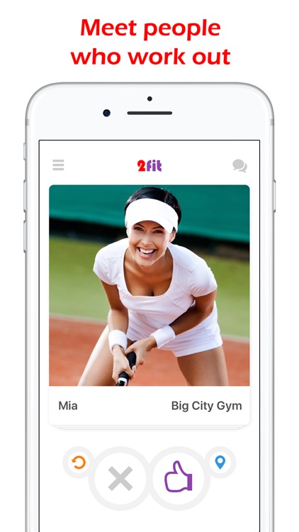 2fit app - Meet People Who Work Out or Play Sports