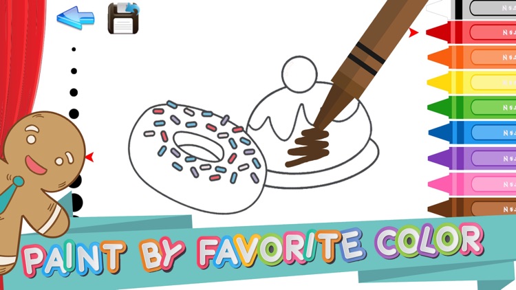 Sweet Cake Colorbook - Make a cake for kids