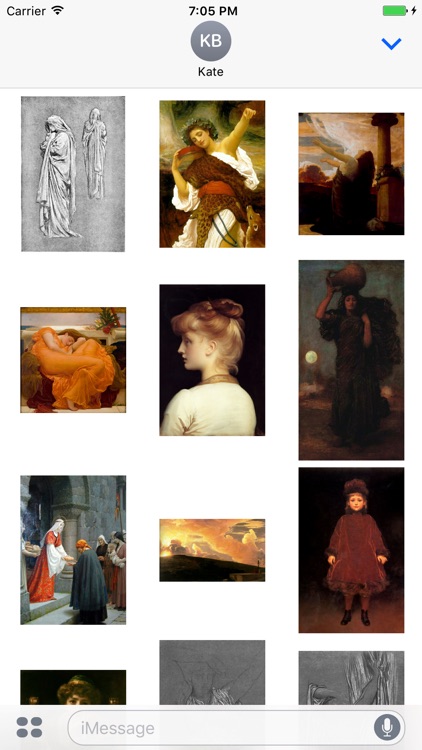 Frederic Leighton Artworks Stickers screenshot-3