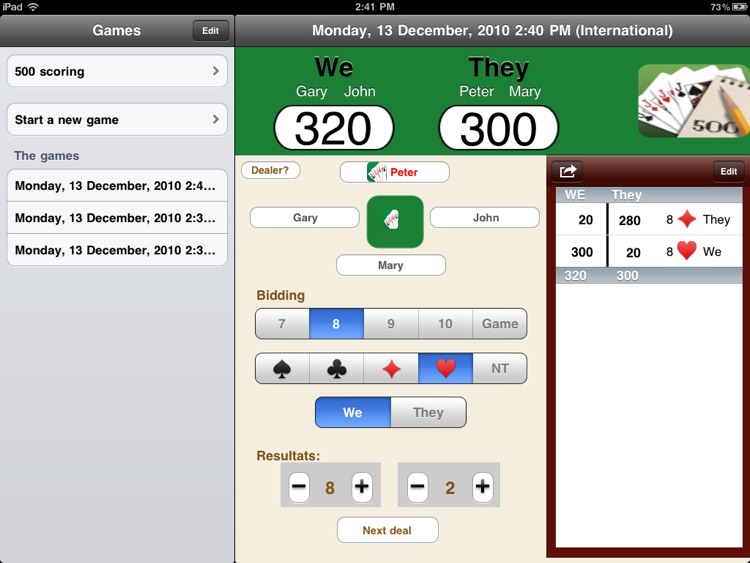 Scorekeeper 500 screenshot-3